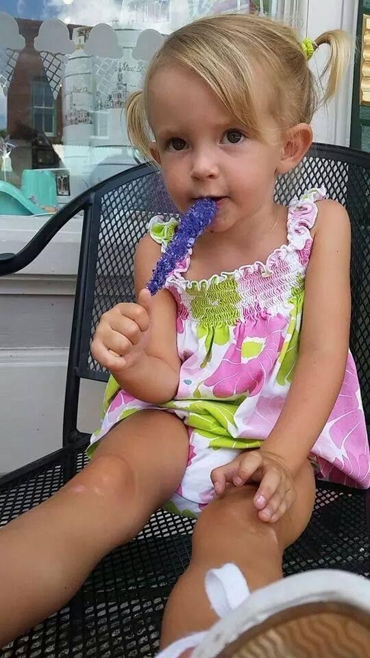 My gorgeous adorable grand daughter Kindall. Just made my day.
