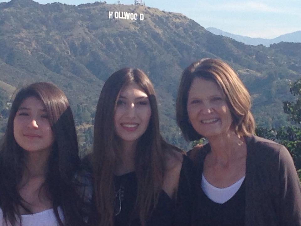My three lovely ladies in HOLLYWOOD!!