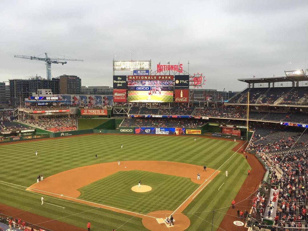 Date night with my favorite Phillies fan. GO NATS!!!!