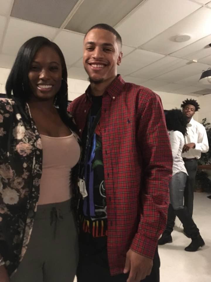 My baby boy and his lady friend. A charming couple