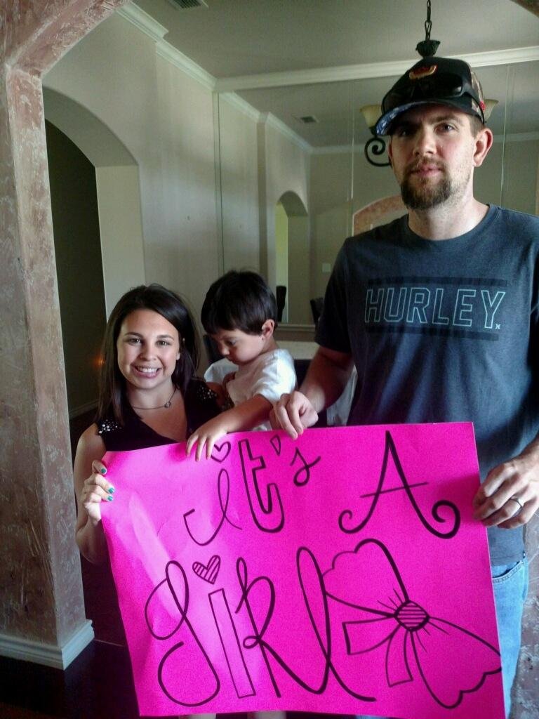 Happy anniversary you two. Can't wait until the new grand baby is here.