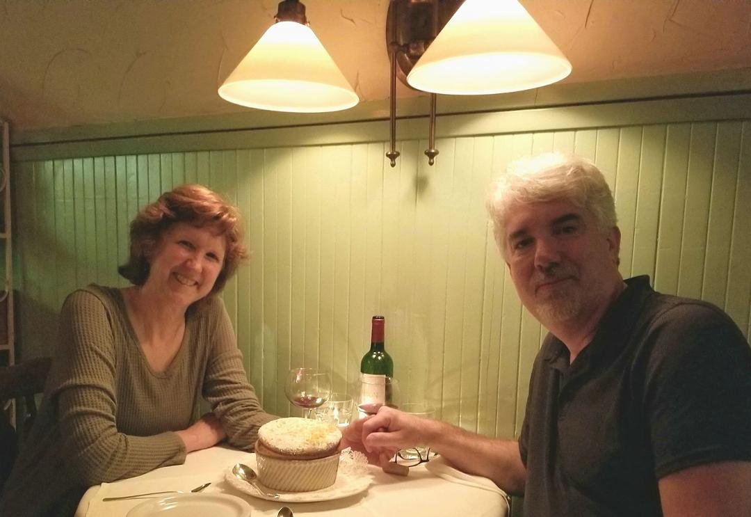 Anniversary dinner at Café Jacqueline in San Francisco <3