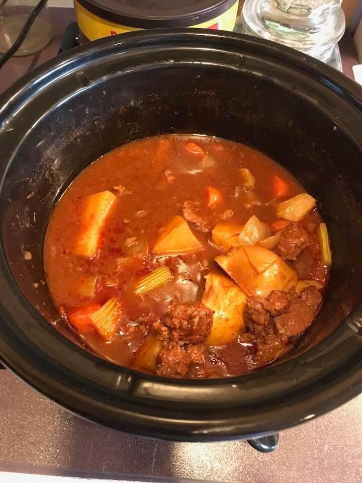 Stew made with steak meat! Delicious.....