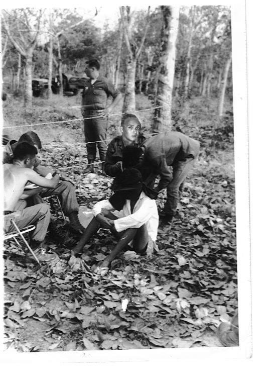 Kenny, remember a couple weeks ago and was discussing Agent Orange, and I said I didn't remember anything about being exposed? Check the ground in this picture that was in a rubber plantation?