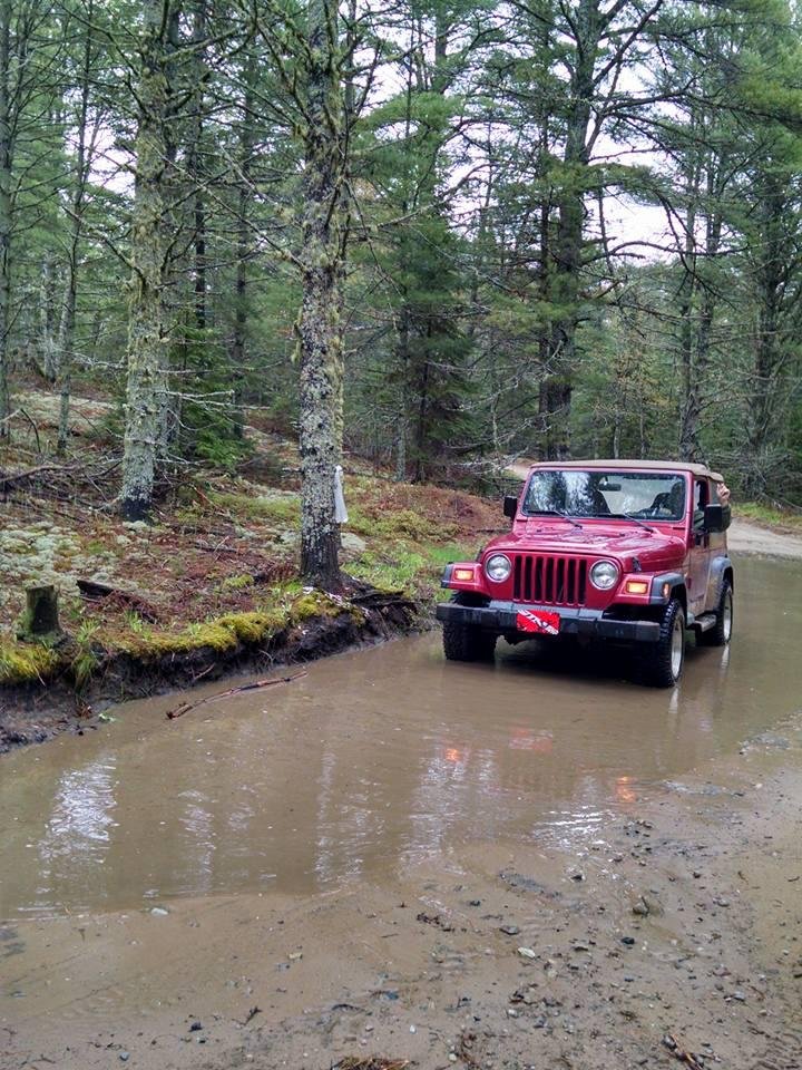 Spot where the two ladies were stranded for 10 days in late Apr. - apx. 25 miles from a paved road!