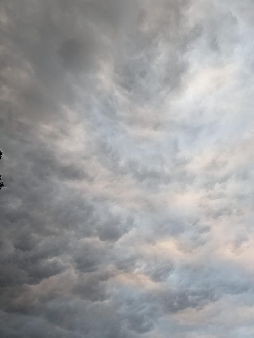 The sky above Somerdale a few moments ago.
