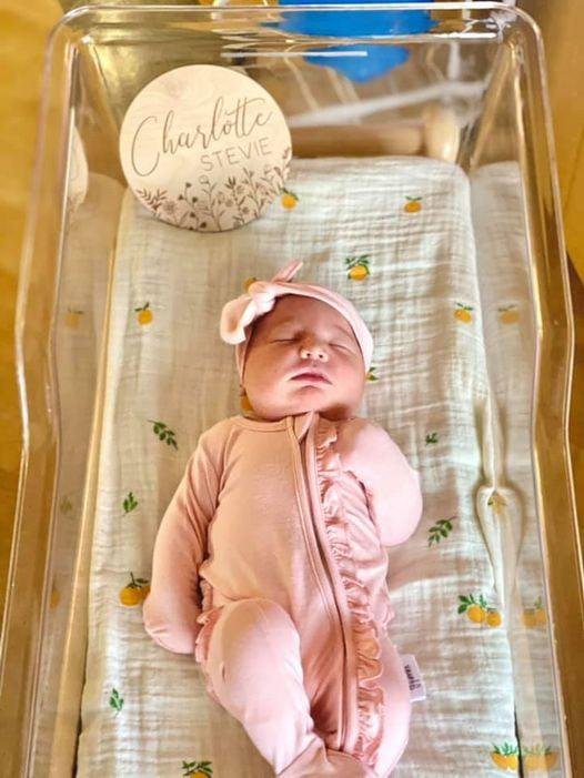 My Granddaughter, Brianna and her husband Hunter gave us a new Great-granddaughter, Charlotte Stevie Howard, yesterday. Born in Joshua Tree, CA at 10:41 a.m. at birth she weighed 8 pounds 9.5 ounces.