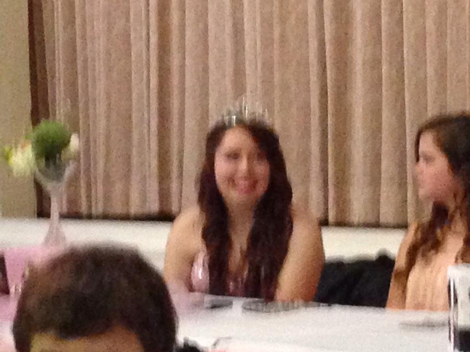 My beautiful grand daughter Samantha at her quincenerra.