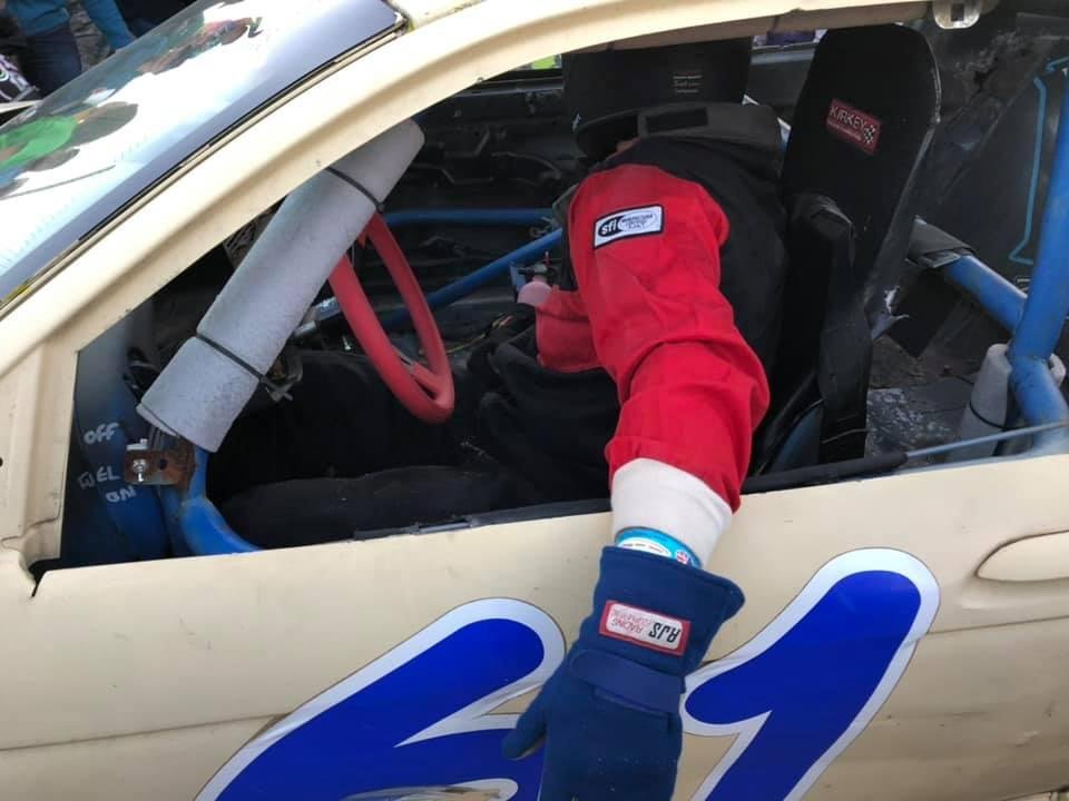 Our Faster Pastor, Dennis Matyas, after the race last night.