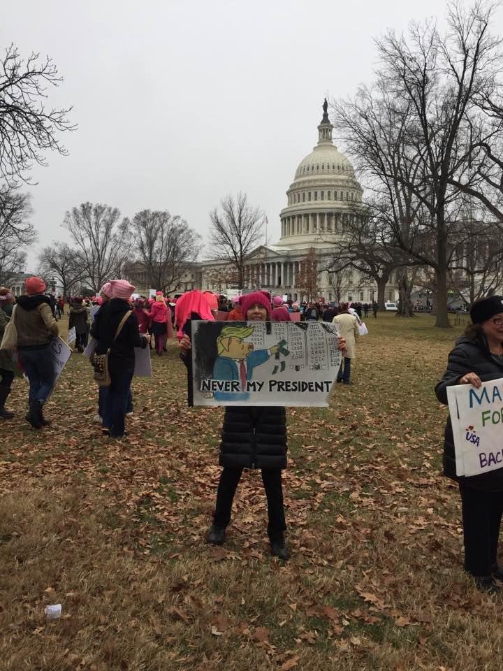 In front of the Capital at the Women's March !