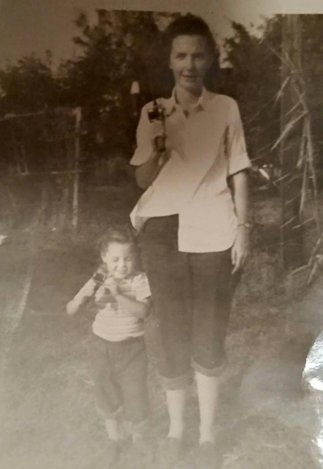 The grandkids say Mom taught them how to fish. Looks like she started with me first!!! Happy Mother's Day, Mom!!