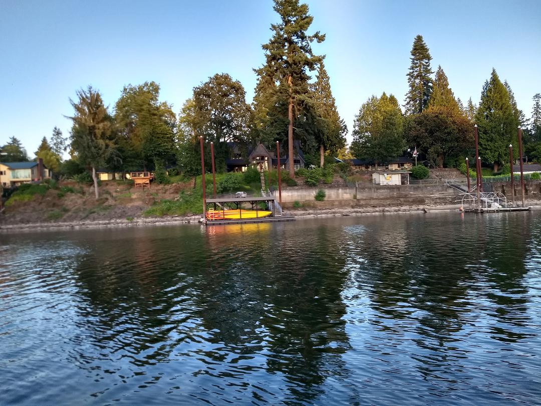 Last night on the river ...