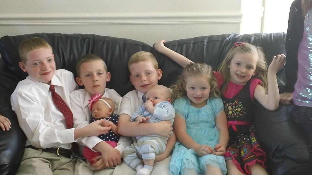 7 cousins and my beautiful 7 grandchildren!