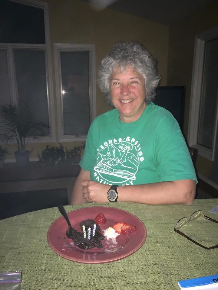 What a great spring day for a birthday! Spent most of it outside at Leonard Springs and cleaning up the yard and garden. Planted some strawberries. Had dinner with Holly and Nick. Watching "Frozen" tonight.