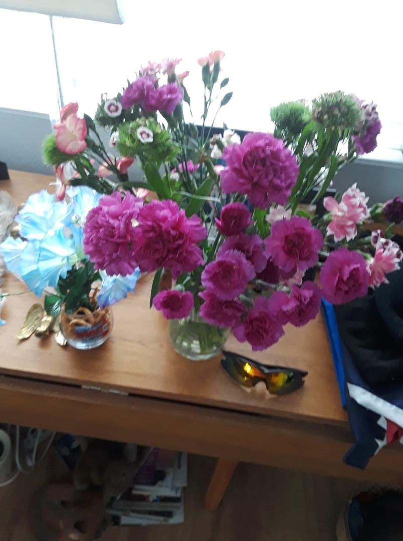 Flowers my honey got from her lover