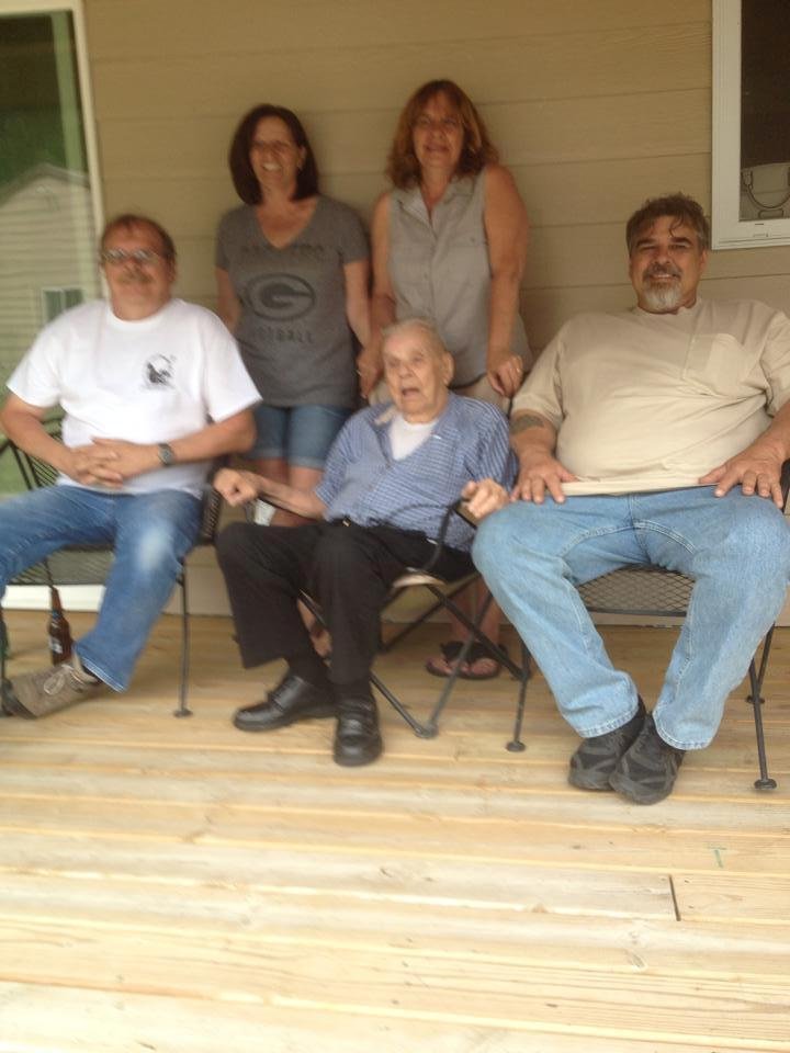 Father's Day gathering with David's family.