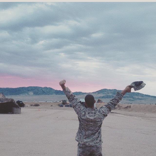 A beautiful morning in the desert