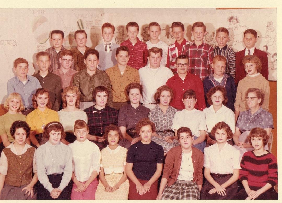 OK Yardville class of 1960 here is a blast from the past. I' m the one in the snazzy red jacket. top row. Locate yourself and enter the location. That red coat ugh what was I thinking. My mother dressed me that day LOL