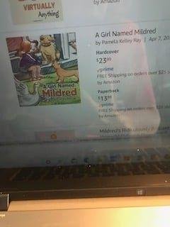 My wife has written and published a book," A Girl Named Mildred." It is a story based on a story her aunt used to tell her. Some proceeds from the book will help families taking care of a loved one with dementia. Pl