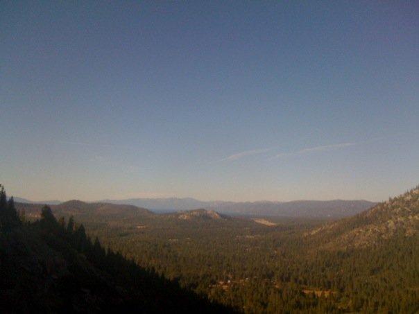 On top of Lake Tahoe