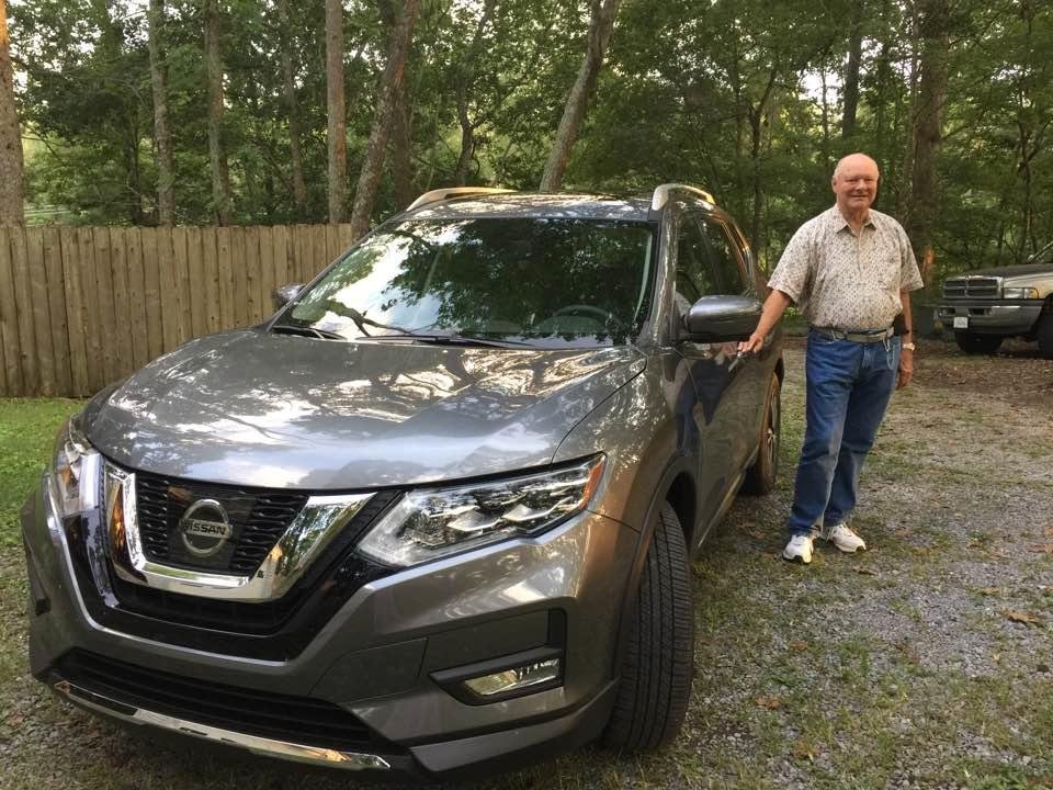 My 80th Birthday present (Aug 12th), unveiled! It's a 2017 1/2, Nissan Rogue.SL