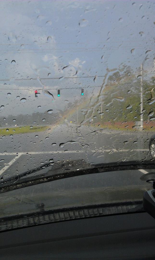 Drove through rainbow yesterday. No pot of gold.