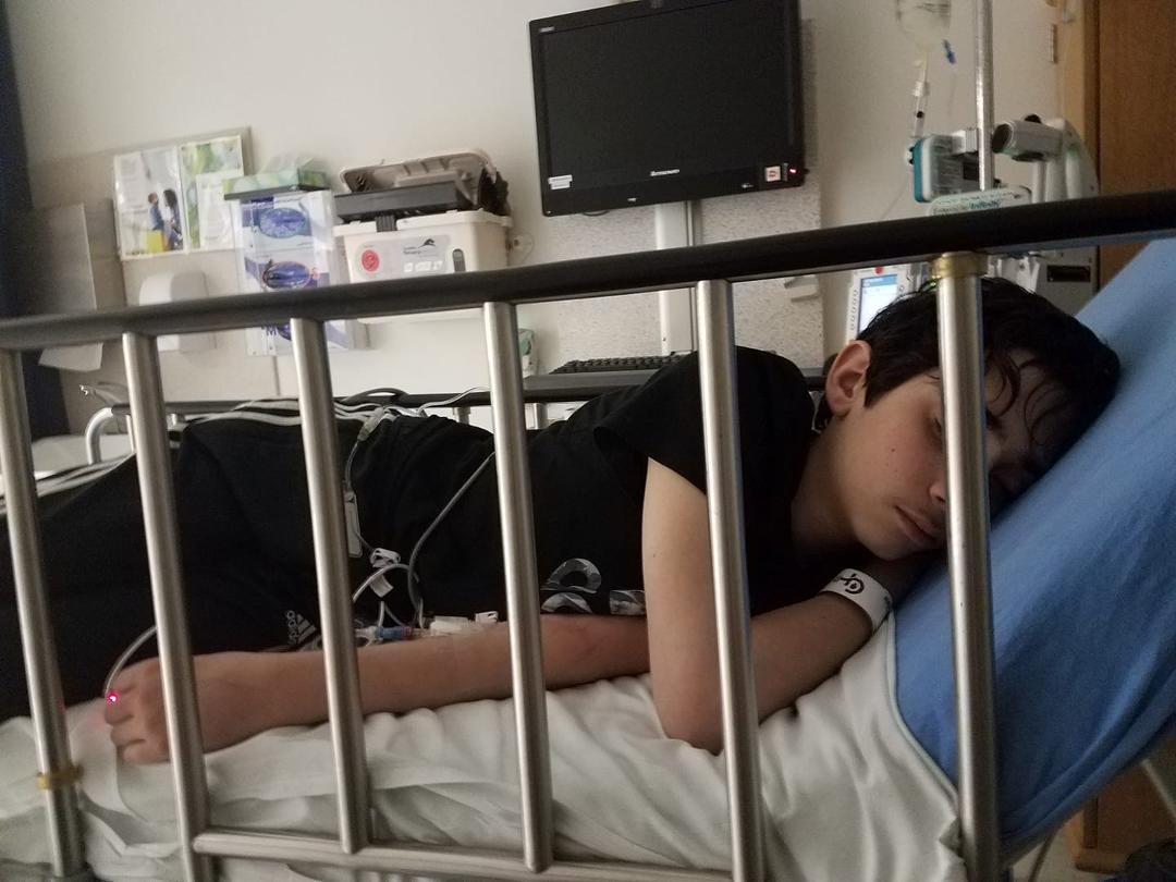One thing I can say to all my friends is be thankful if you have healthy children.  Be thankful you don't have to watch a child in constant endless pain, watch your child go through treatment after treatment with no cure, w