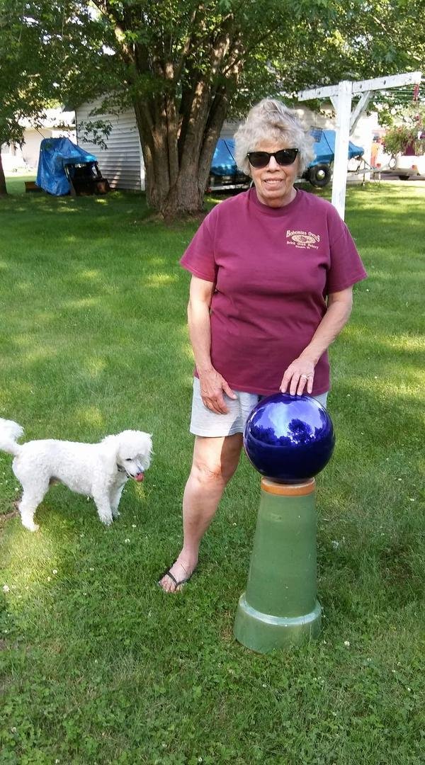Me and Rico Meng with my new globe
