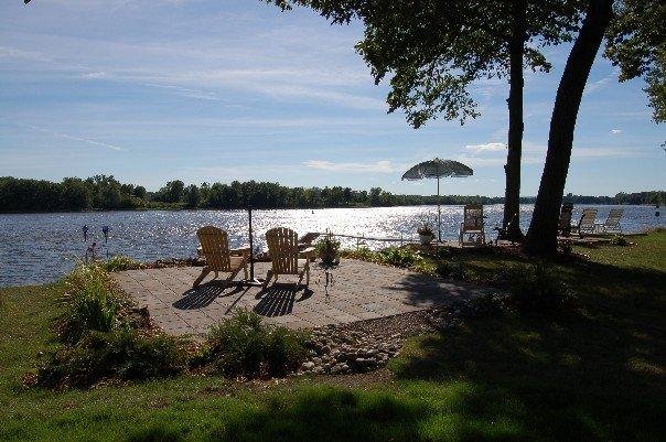 Our little piece of Paradise. Montreal is just across the river.