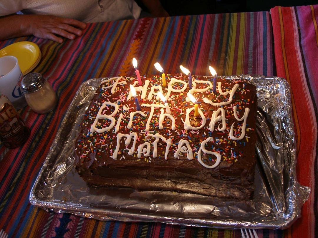 Happy Birthday to Matias...He is 12 years old today...wow!!