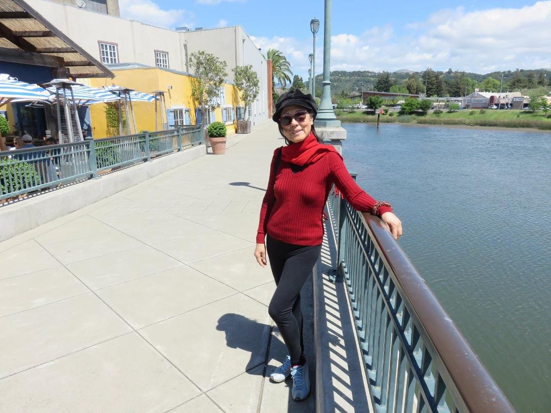 With Agnes in Napa