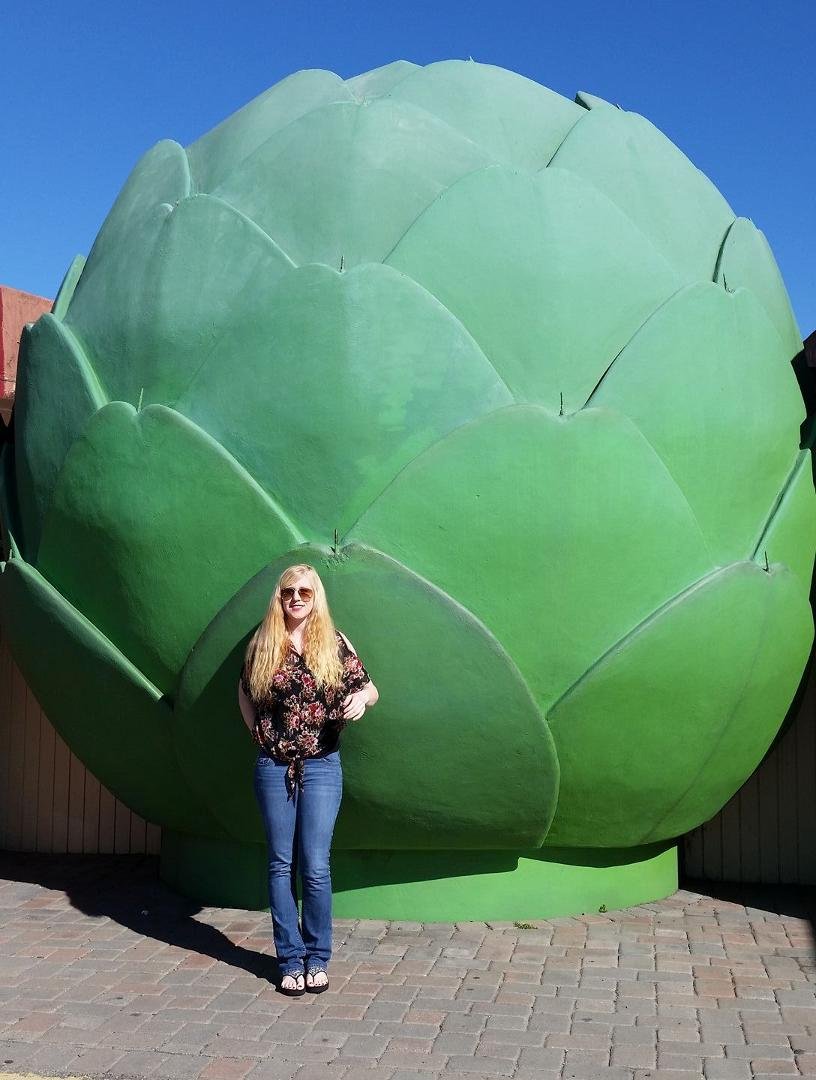 The Giant Artichoke and Kameron Souza