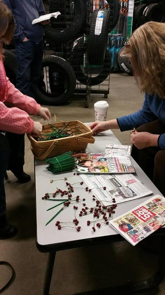 Boyd Family farm production line at Tire Warehouse.  Thank you!