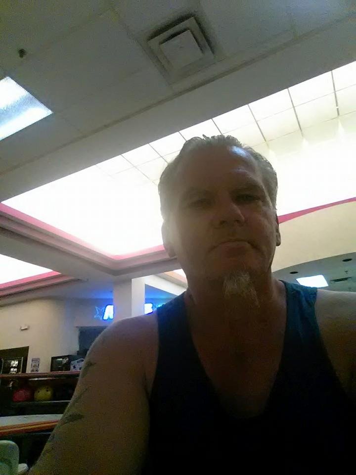 Chilling at the bowling alley
