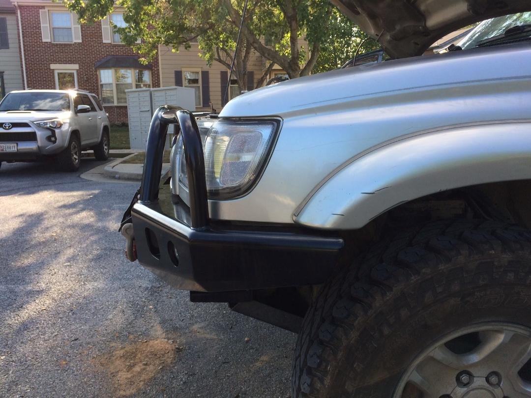 side view of Shrockworks front bumper