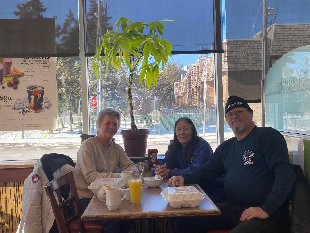 Breakfast with siblings on Family Day  Great time