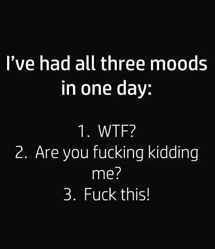 That’s what kinda day I had today