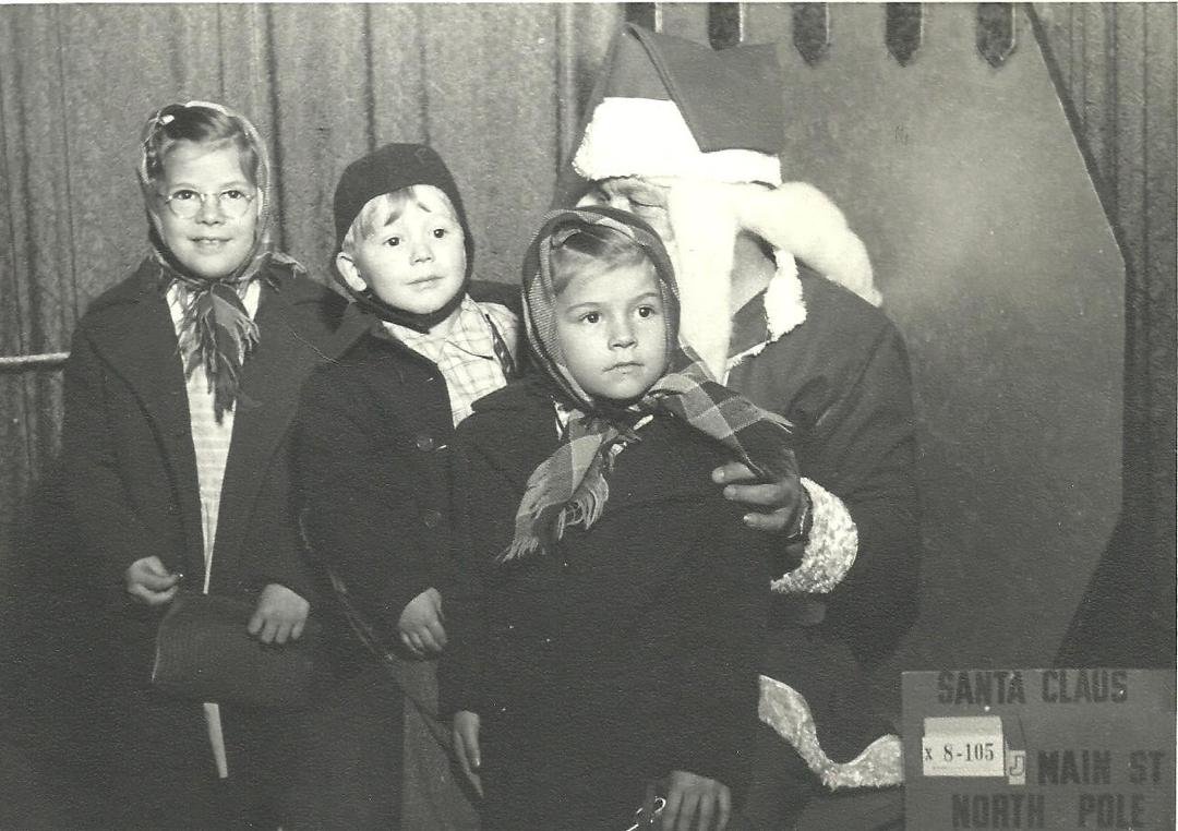 This is me & my sisters about 1948.