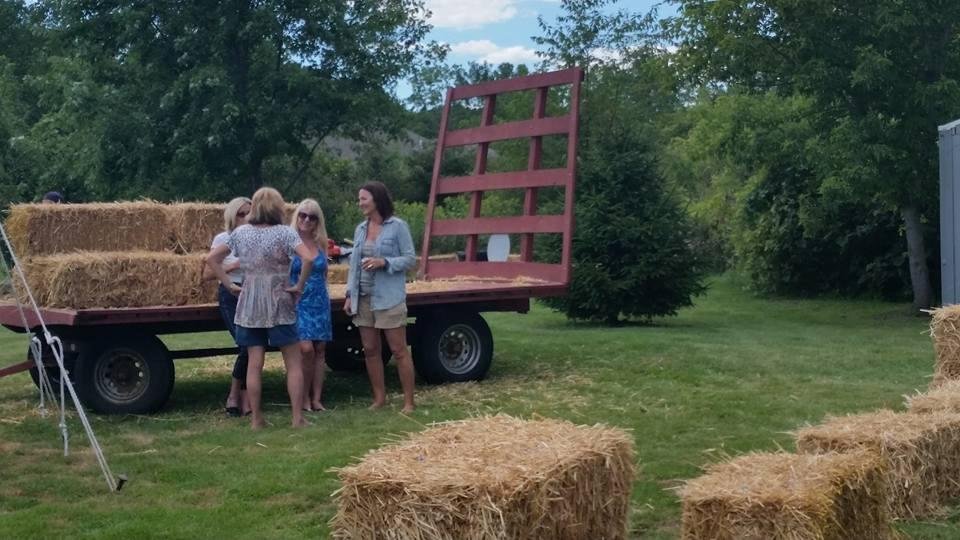 Setting up the Labor Day Bash with Susan Ewing snd Frank Ewing Gonna be awesome!!!!