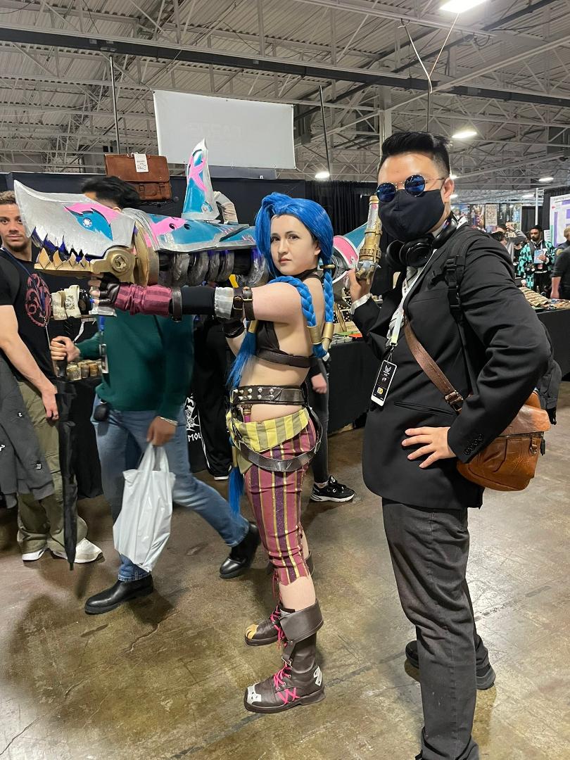 Me and Jinx cosplayer