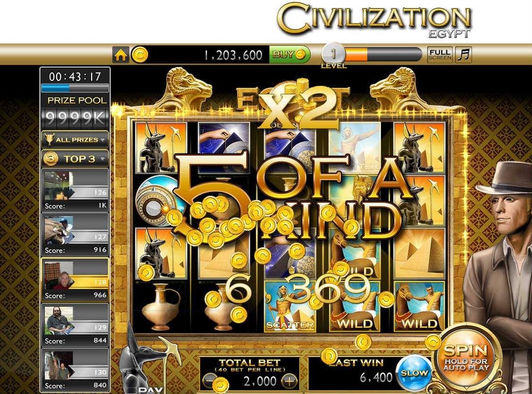June Duncan's album, Civilization Slots Casino Photos