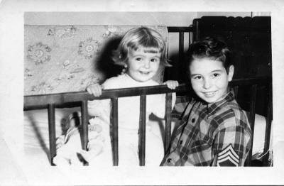A really, really old pic of my big brother and me!