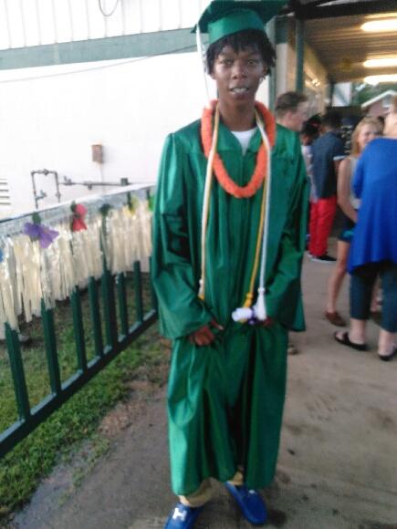 My nephew I'm so proud of him