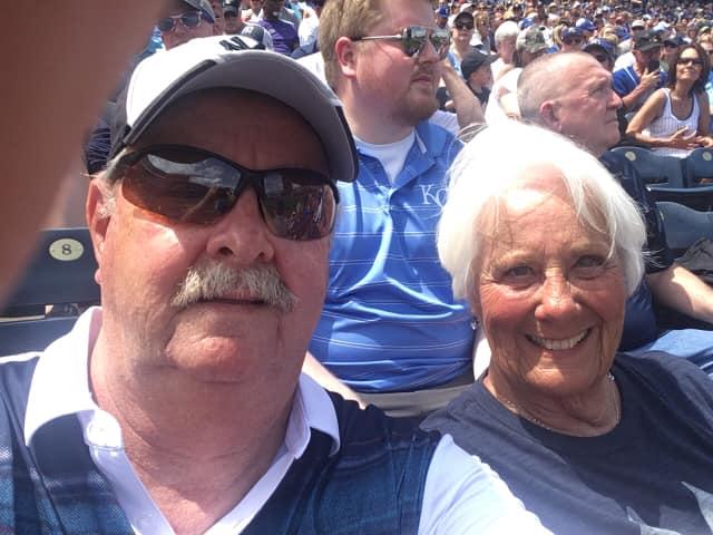 Great day at Kauffman Stadium, KC. Yankees take double header. Go Yankees!!!
