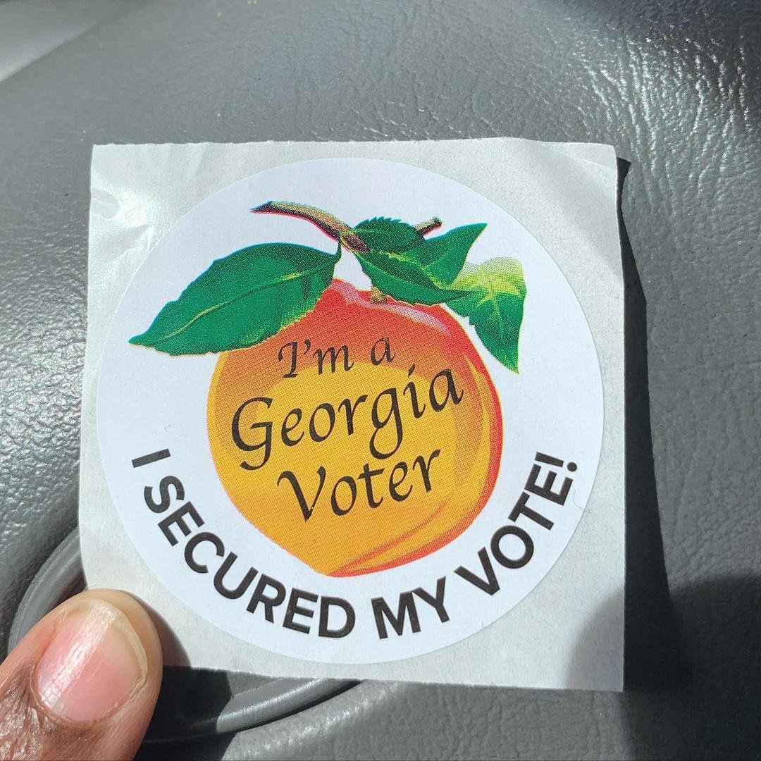 Dear GA, I’m gonna vote again, even if you don’t want me to. I applied, with PLENTY of time, for an absentee ballot. My application was in the SAME envelope as my parents’ and sister’s applications. The parents got their ba
