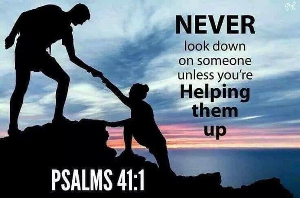 We all need to do this with each other...