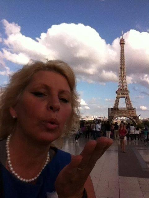 Blowing you a kiss from the tower