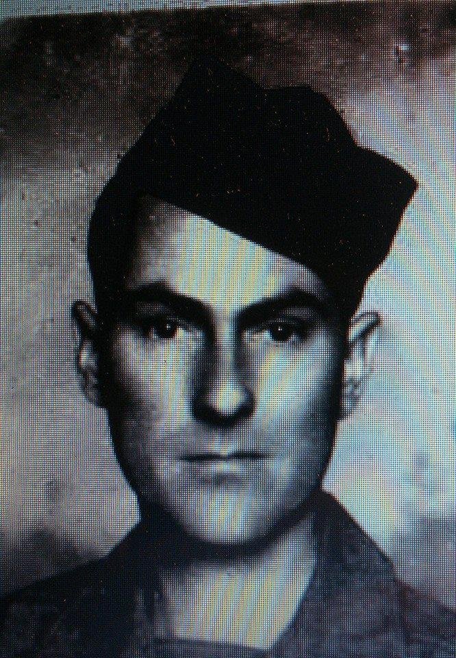 Picture of my hero...my dad Robert L. Ellis. Picture taken at training camp at Camp Wheller. 1943