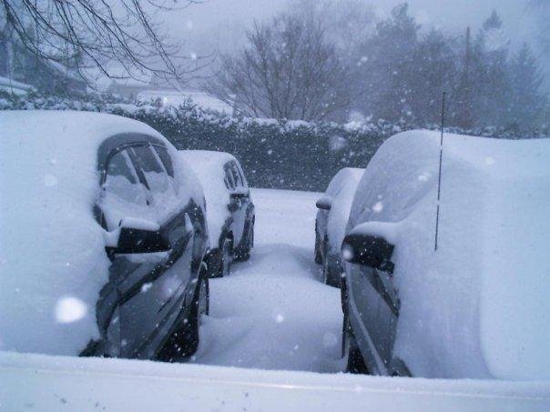EARLY MORNING SNOWFALL !!