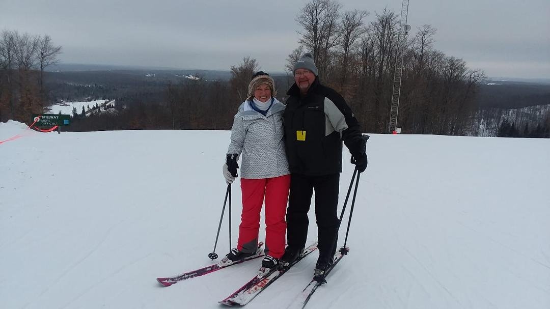 Skiing for the first time this winter in Brule Michigan. Very nice place.
